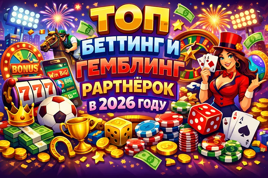 Топ беттинг и гемблинг партнёрок в 2026 году от Дэни